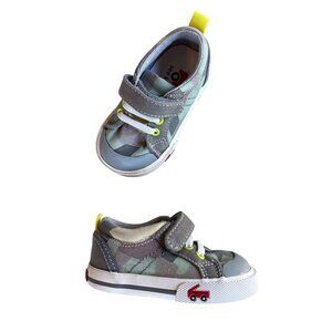 First Walker 4 See Kai Run Stevie II Camo Sneaker